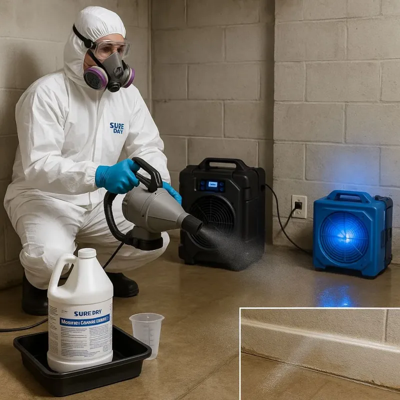 Sanitization and Odor Removal process in Topsham, ME