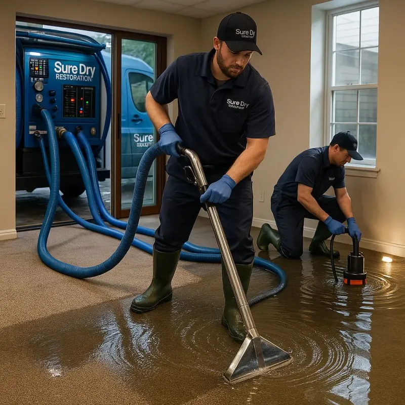 Water Extraction and Removal process in Topsham, ME